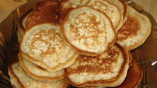 Овсяные оладьи с лимонным соком