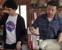 Сырные оладьи