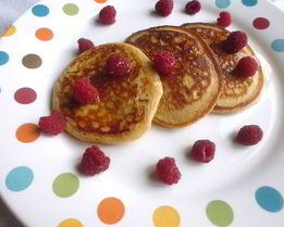 Цельнозерновые оладьи с отрубями