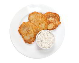 Тыквенные оладьи с фетой