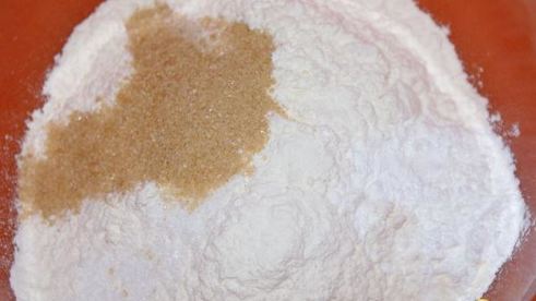 тыквенные оладьи с медовыми орехами