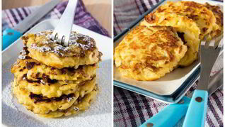 Яблочные оладьи