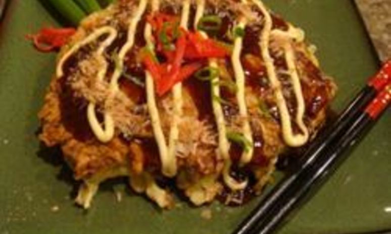 Рецепт японских яичных оладий окономияки