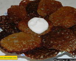 Заварные картофельные оладьи
