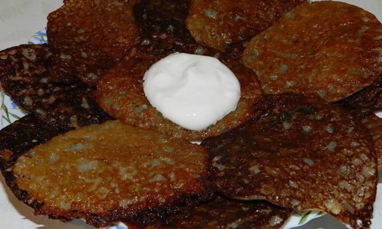 Рецепт заварных картофельных оладий