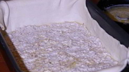 пахлава из слоеного теста