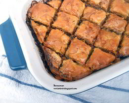 Пахлава с фисташками и апельсиновой водой