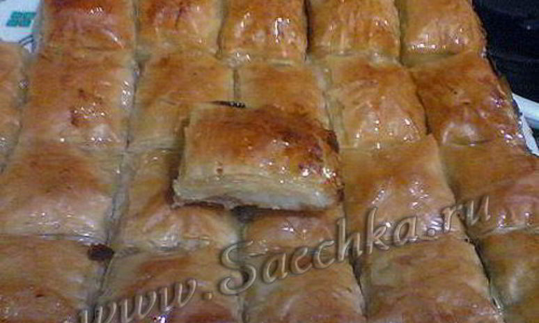Рецепт пахлавы