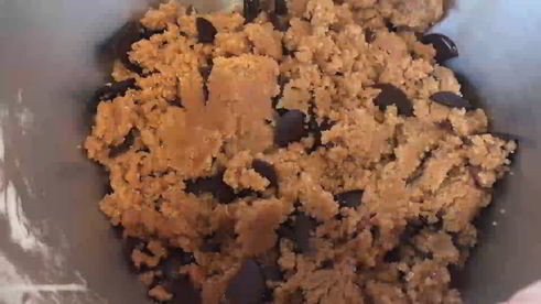 арахисовое печенье с шоколадом