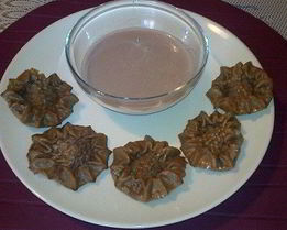 Бисквитное печенье МусКо к соусу сабайон с виноградным соком