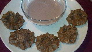 Бисквитное печенье МусКо к соусу сабайон с виноградным соком