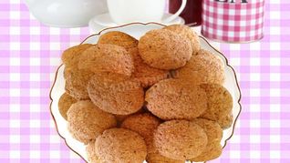 Диетическое овсяное печенье с творогом