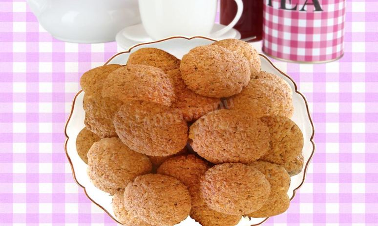 Рецепт диетического овсяного печенья с творогом