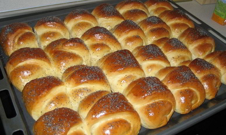 Рецепт дрожжевых рогаликов