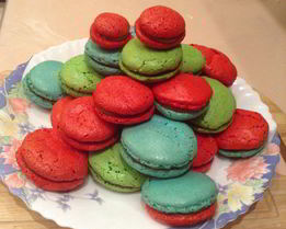 Французское миндальное печенье макарон