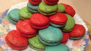 Французское миндальное печенье макарон