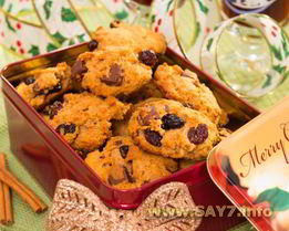 Овсяное печенье Новогоднее