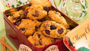 Овсяное печенье Новогоднее