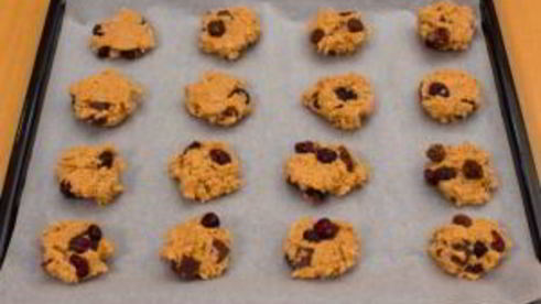 овсяное печенье новогоднее