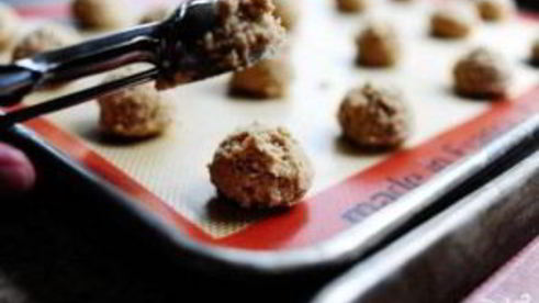 овсяное печенье с молочным кремом