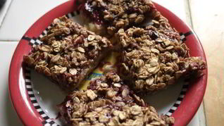 Овсяное печенье с вареньем