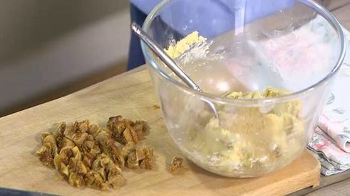 печенье из цельнозерновой муки с шоколадом и инжиром