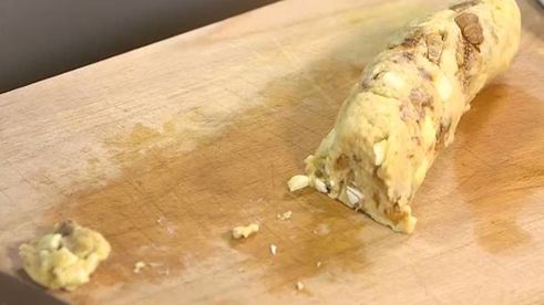 печенье из цельнозерновой муки с шоколадом и инжиром