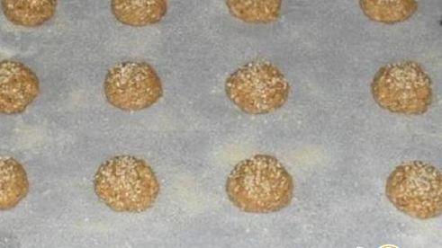 печенье овсяное с кунжутом