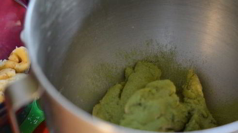 печенье с чаем матча