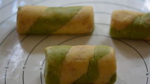 печенье с чаем матча