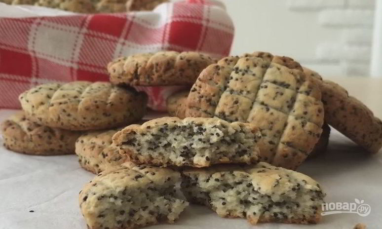 Рецепт печенья с маком