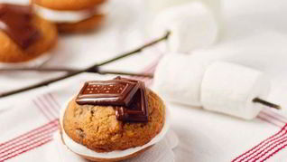 Печенье с шоколадом и маршмэллоу