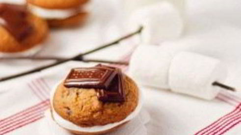 печенье с шоколадом и маршмэллоу