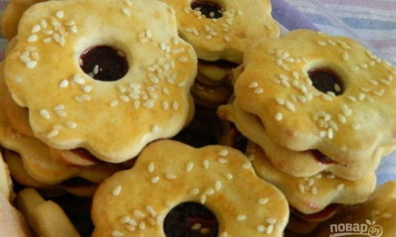 Рецепт печенья с вареньем