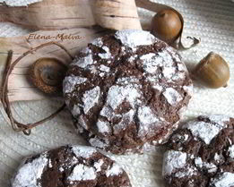 Печенье шоколадное Crinkles