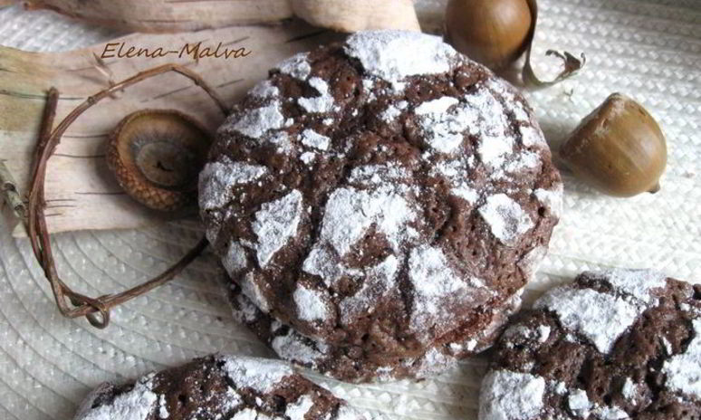 Рецепт печенья шоколадного crinkles