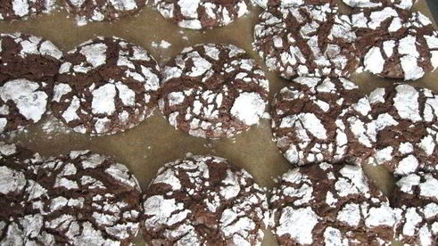 печенье шоколадное crinkles