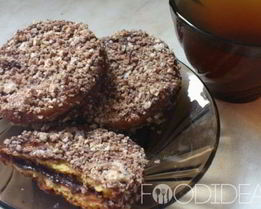 Печенье в шоколадной глазури