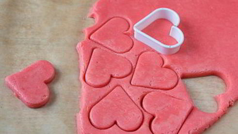 печенье валентинки