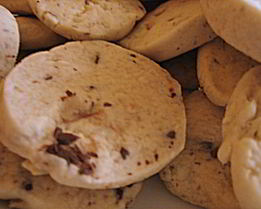 Песочное печенье с фундуком и шоколадом