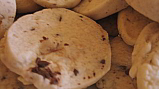 Песочное печенье с фундуком и шоколадом