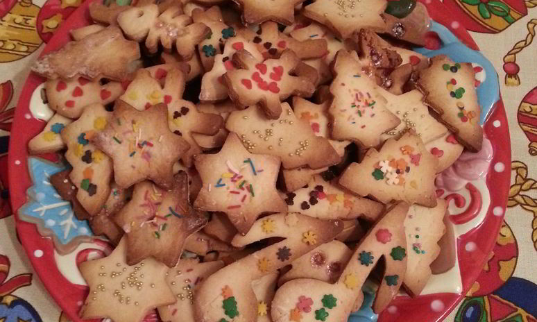 Рецепт праздничного песочного печенья