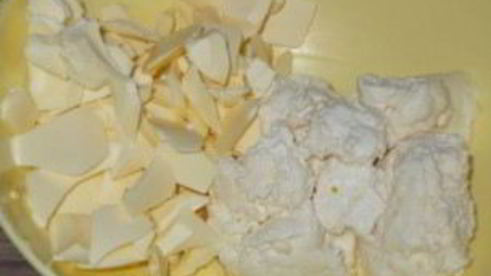 рогалики из творожного теста с яблоками