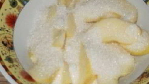 рогалики из творожного теста с яблоками