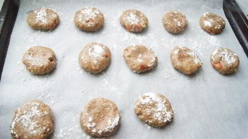 ржаное печенье с курагой