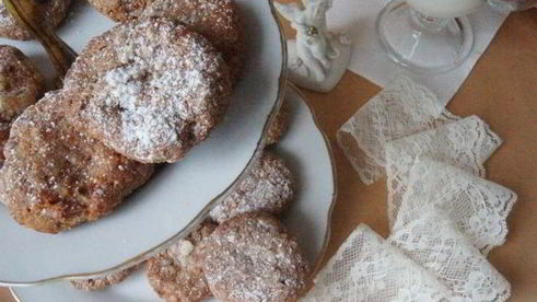 ржаное печенье с курагой