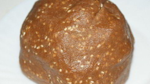 шоколадно-кунжутное печенье