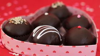 Шоколадное печенье к Дню влюбленных