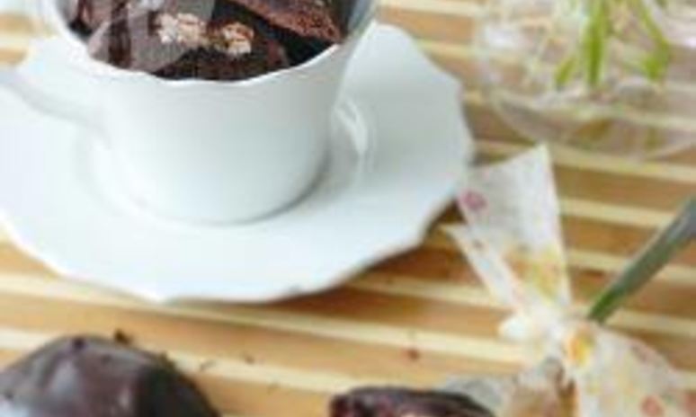 Рецепт шоколадного печенья с зефиром