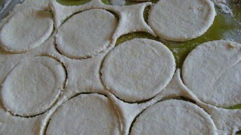 слоеное творожное печенье мамин поцелуй